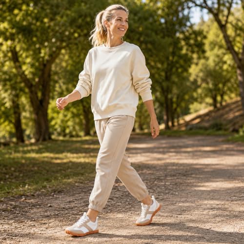 Image of Women's Barefoot Sneakers Wide Toe Box Zero Drop Sneakers | Breathable Lightweight Non-Slip Shoes for Gym Training, Trail Running, Hiking & Daily Walking