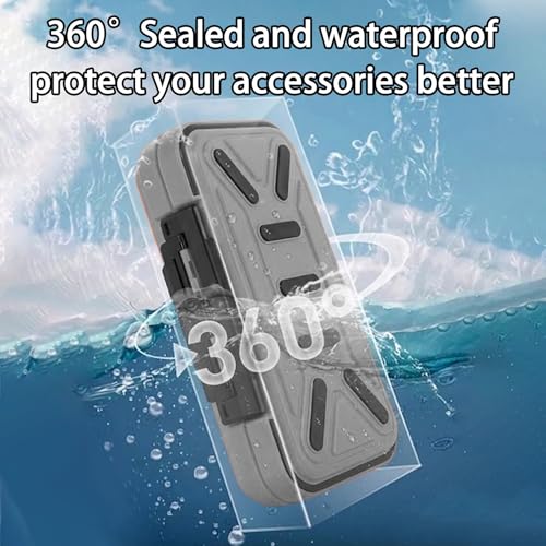 Aventik Caja Impermeable para Pesca con Mosca 2-Pack, Estuche Ajustable miniatura 5