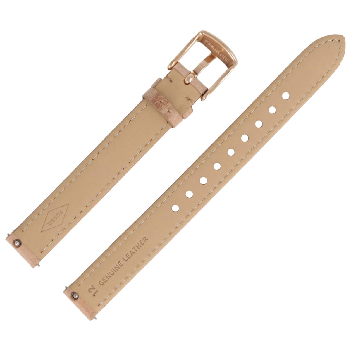 Fossil Bracelet de Montre 12mm Cuir Beige - ES-3133 | LB-ES3133