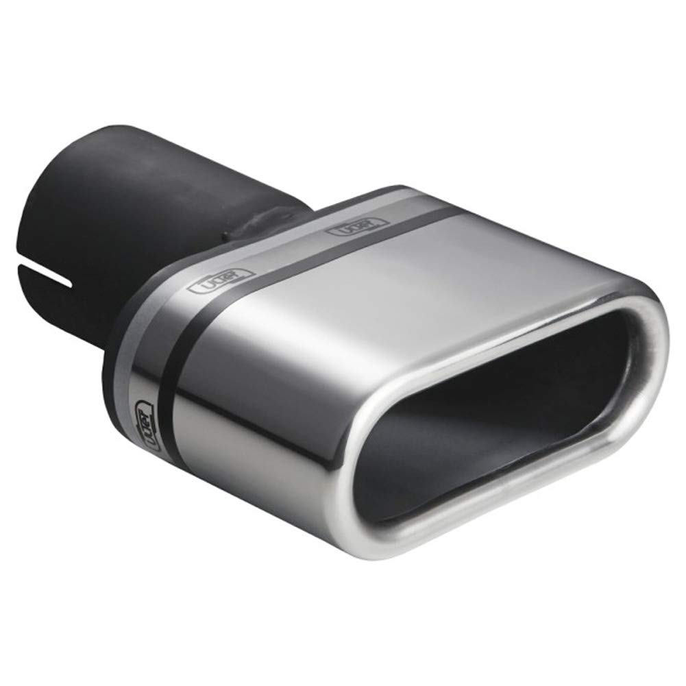 Ulter Sport N1-34 Auspuffblende aus Edelstahl, oval, 110 x 45 x 80 mm
