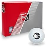 Hey Boo Cute Kawaii Ghost Wilson Golf Balls 12 Pack, Regulation Size Full Color Premium Golf Balls