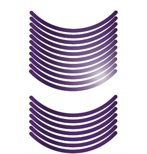 エムディーエフ リムストライプ ミラータイプ ミラーバイオレット 10mm幅 12インチ RIM-10M-MV-12N