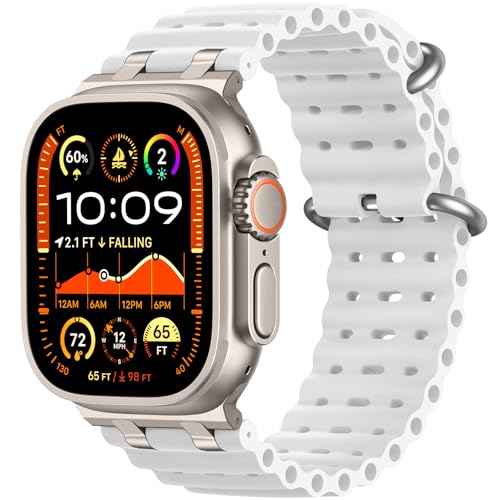 Bracelet de sport compatible Apple Watch Ultra 2 49mm iWatch 10 silicone étanche