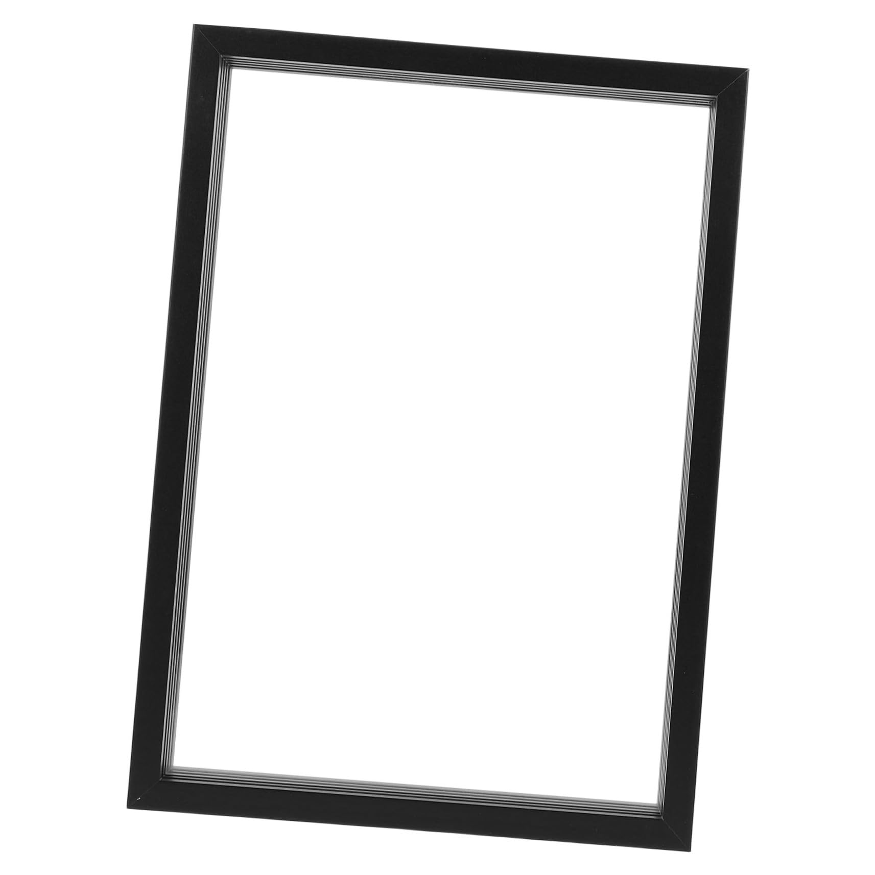 STOBAZA DIY Art Print Wooden Frame for Family Handprint Keepsake for Baby Footprint and Fingerprint Freestanding or Wall Hanging Display Black