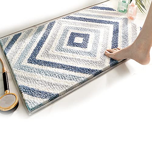 Haoh Badezimmerteppich Waschmaschinenfest Badematte rutschfest Badeteppiche Super Saugfähig Badeteppiche 50cm x 80cm Küche Badezimmer Teppich Waschmaschinenfest Badematte Cover