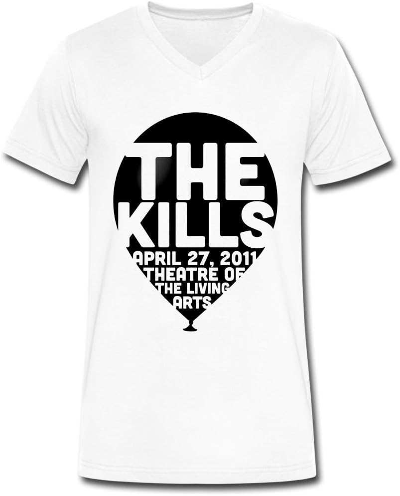 LOU Fashion Men' The Kills Popular Logo Men's t Shirt White