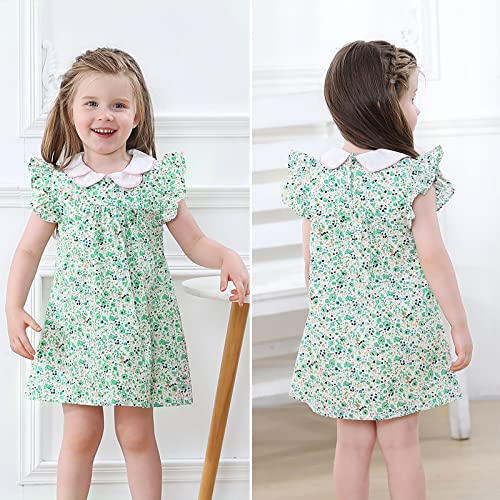 Simplee Kids Baby Girls Summer Casual Dresses Toddler Floral Print Sundress Princess Dress For 18 Months #TOP2