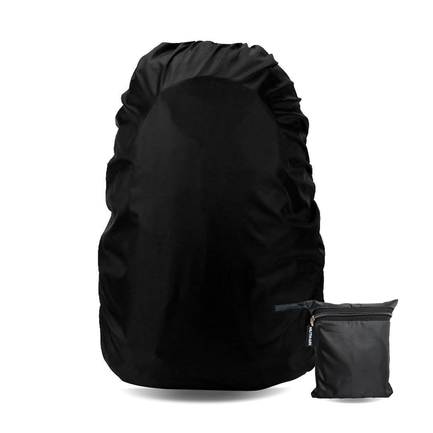 Tilak Venture Waterproof Backpack Rain Cover All Bag Sizes up to 45L Dustproof Lightweight Foldable with Pouch Travel Accessorioes Bag Cover for Trekking, College & Bike Rides (Black)