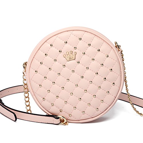 Sac messenger clouté mme lingge petit pain d'épaule tendance mini-sac femme