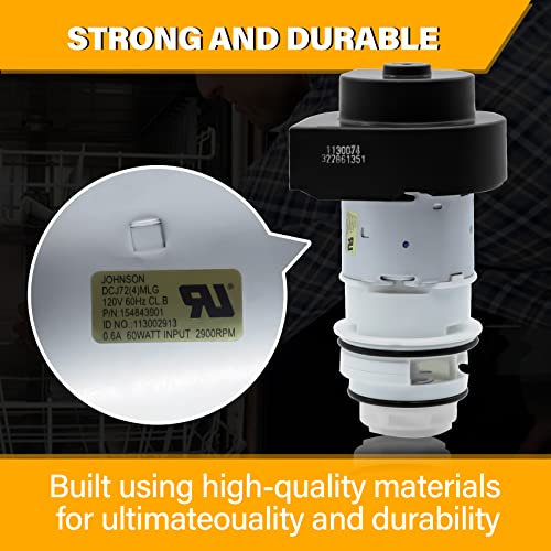 Compare 154844301 Dishwasher Circulation Pump Motor Assembly with O