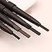 Scala 2016 New Waterproof 5 Colors Eye Brow Eyeliner Eyebrow Pen Pencil With Brush Makeup Cosmetic Tool (Dark Brown)
