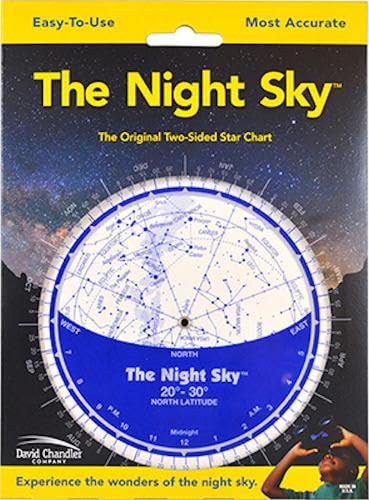 The Night Sky 20deg-30deg (Small) Star Finder