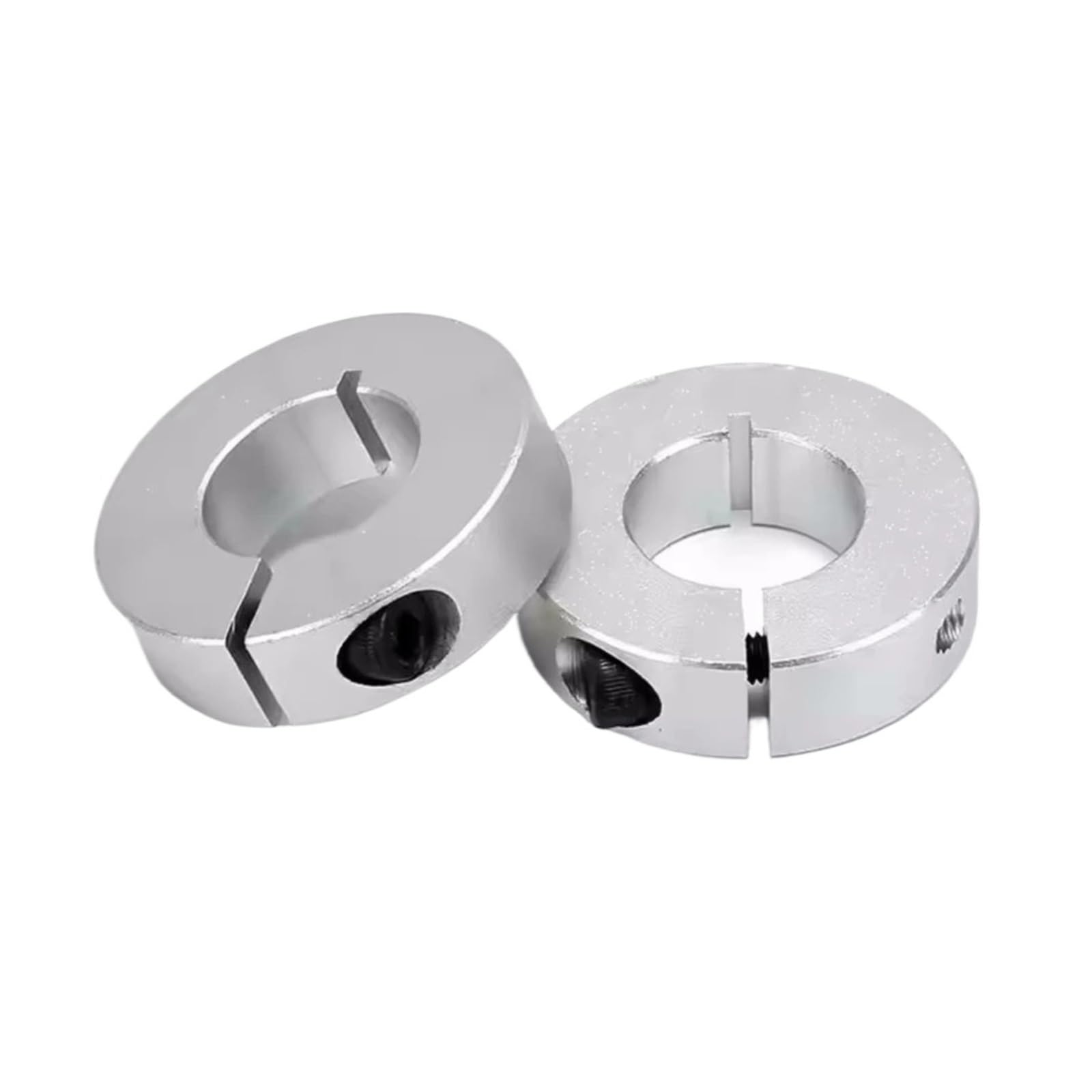 1 Uds. Anillo fijo de tipo abierto, rodamiento de luz, manga de límite, manga de bloqueo, Collar de eje de aluminio con hendidura(40-70-18)