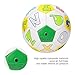 Airshi Childrens Soccer Ball, Training Soccer Ball, PU Composite Materials Tightness Childrens Toy (Alphabet Ball)