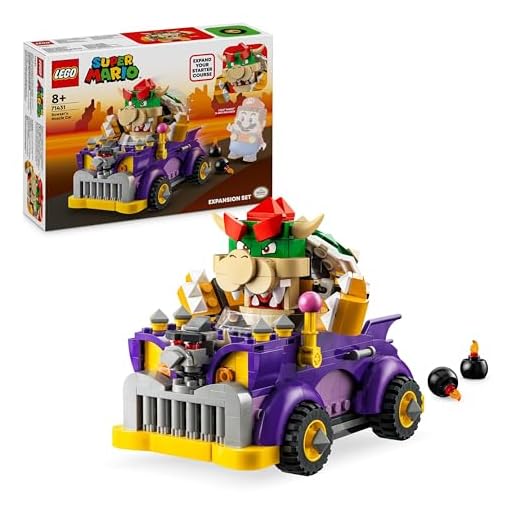 LEGO Super Mario Bowsers Monsterkarre – Erweiterungsset, Auto-Spielzeug mit Bowser-Figur für Jungs und Mädchen, Set mit einem Charakter, Gamer-Geschenk für Kinder ab 8 Jahren 71431