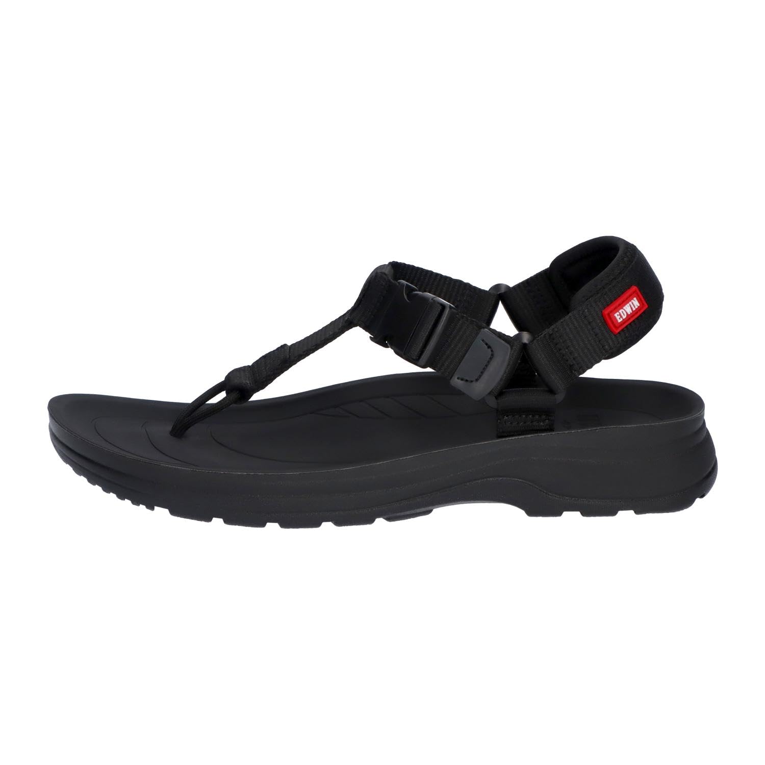 Edwin EW5122 Men's Sports Sandals, black (009), 25.0 cm