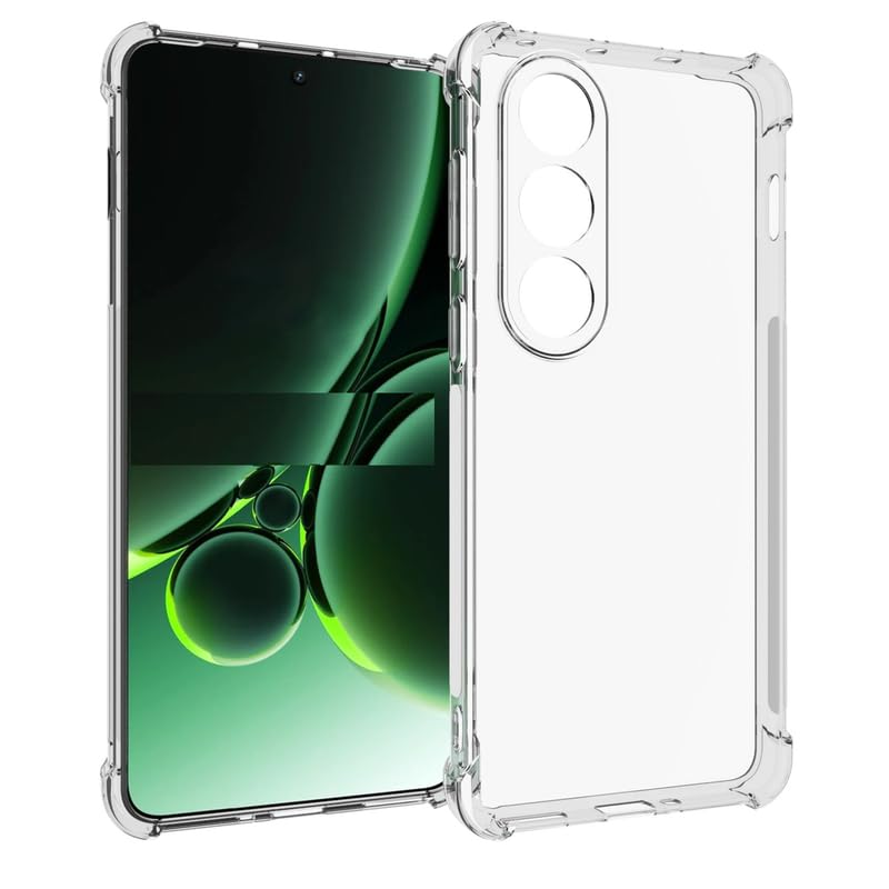 Image of Back Cover Silicone Flexible Bumper Transparent Cover for OnePlus Nord CE 4 -Transparent