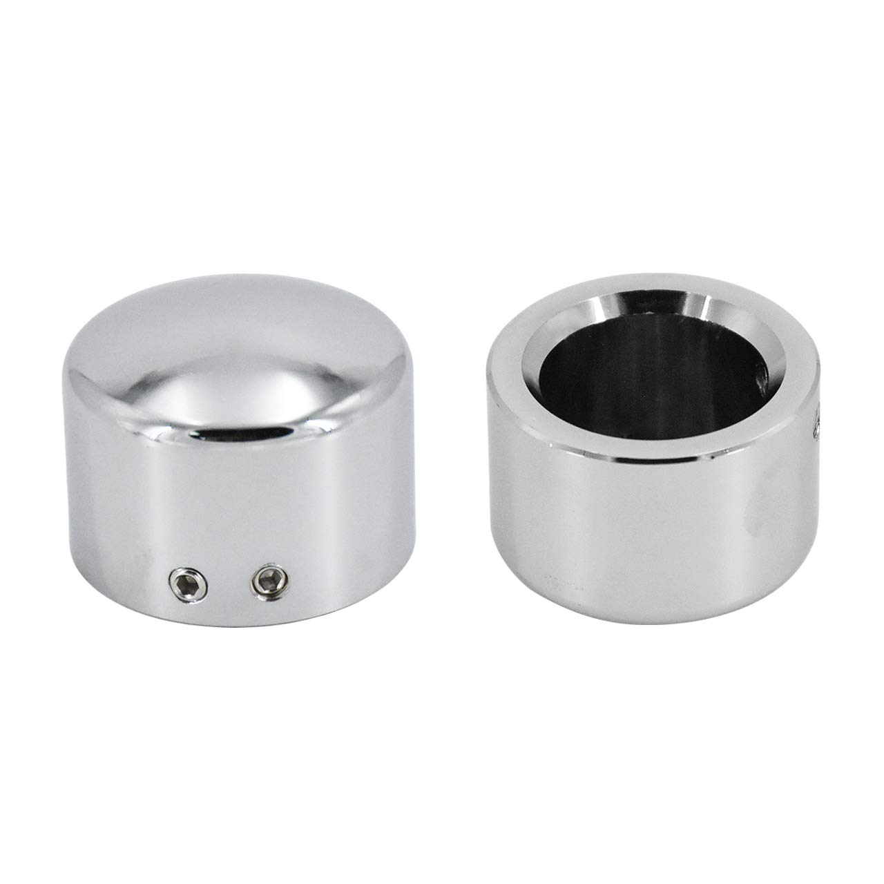 新品　ハーレー　アルミネーター・フロントアクスルナットカバー　ツーリングダイナ Amazon | HDBUBALUS フロント アクスル ナット カバー キャップ ボルト