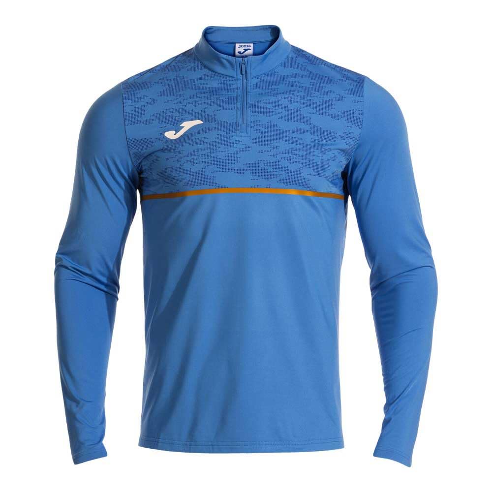 Joma Jungen-Laufshirt mit halbem Reißverschluss, 4XS-2XS, Sportshirt mit Thermofutter für Schule und Training, Record III