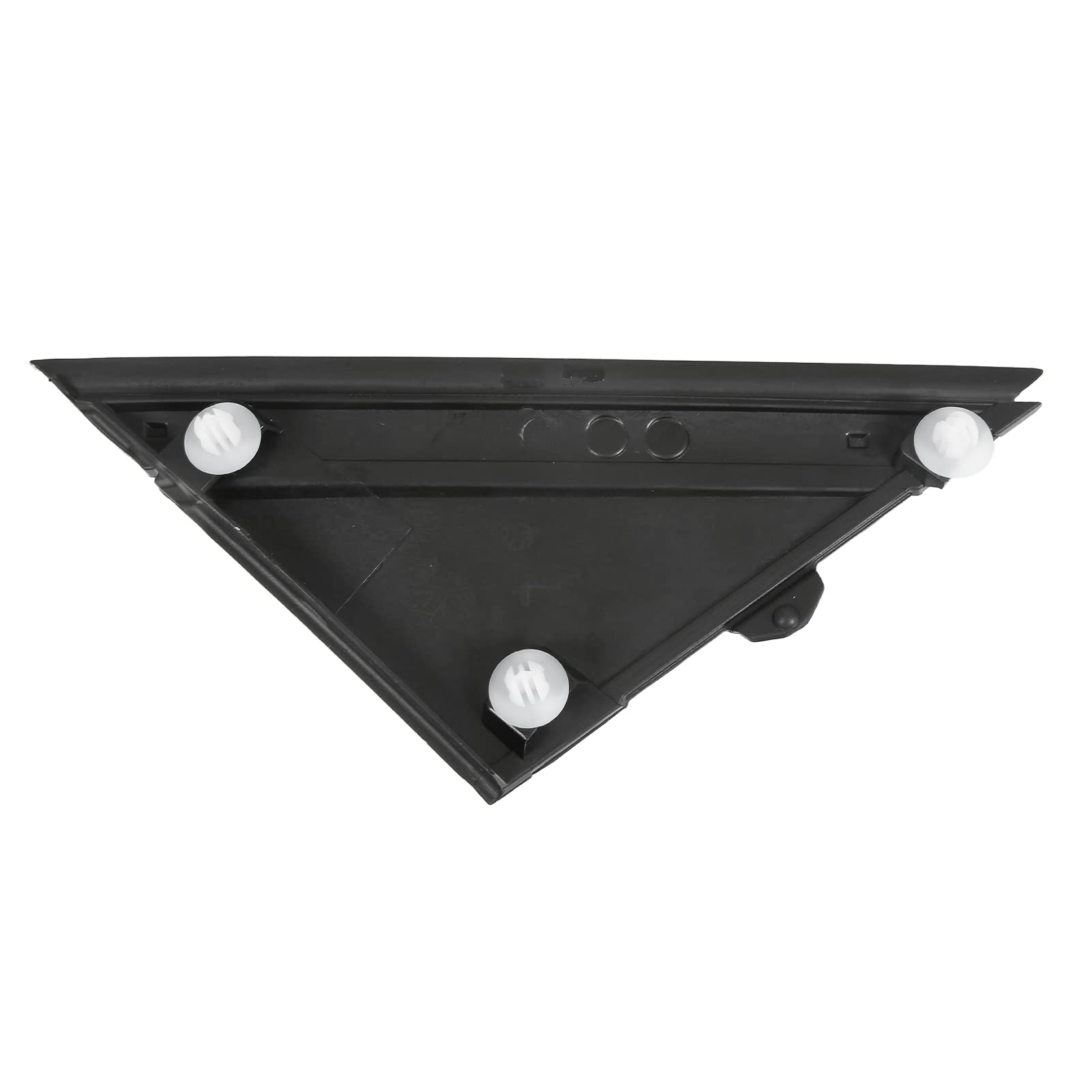 Aramox 2 Pezzi Copertura Bandiera Specchietto Retrovisore Specchietto Retrovisore Specchietto Retrovisore Triangolo Piastra Trim Compatibile con FIAT 500 2012-2017 OE: 1SH17KX7AA (Nero lucido)