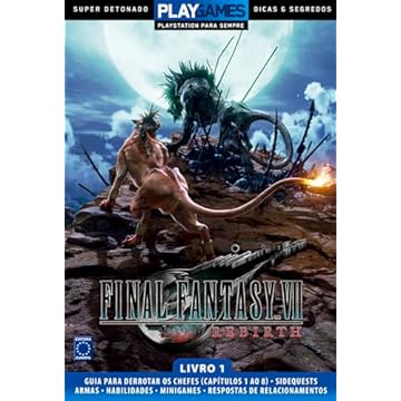 Capa do livro Super Detonado Dicas e Segredos - Final Fantasy VII Rebirth - Livro 1