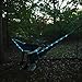 Equip Outdoors Portable Camping Illuminated Hammock, Hanging Kit Included, Two Person Light Up Hammock, Blue, 124'' L x 77'' W (99554)