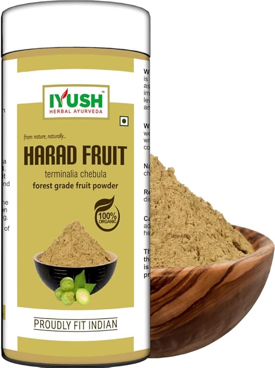 Buy IYUSH Herbal Ayurveda Organic Harad Powder 100gm Online at Low