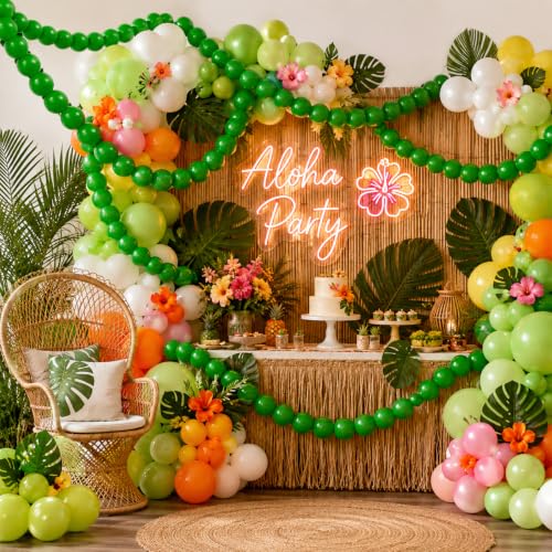 Image of Govpy Green Linking Balloons, 100PCS 6 Inch Kelly Green Quick Link Balloons