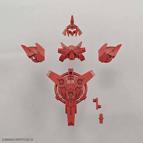 Miniatura 5 de Bandai Hobby - Misiones de 30 minutos - Armadura de opción #12 para tipo comandante (rojo exclusivo de Portanova) Kit de modelo de 1.181 in