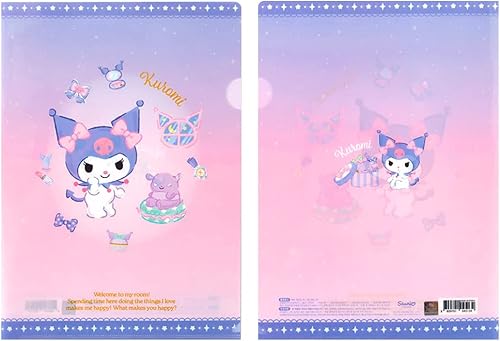 Miniatura 2 de Cute Kitty Character Friends Melody Kuromy - Suministros escolares de oficina suministros de oficina portapapeles para carpeta juego de 2 piezas 1