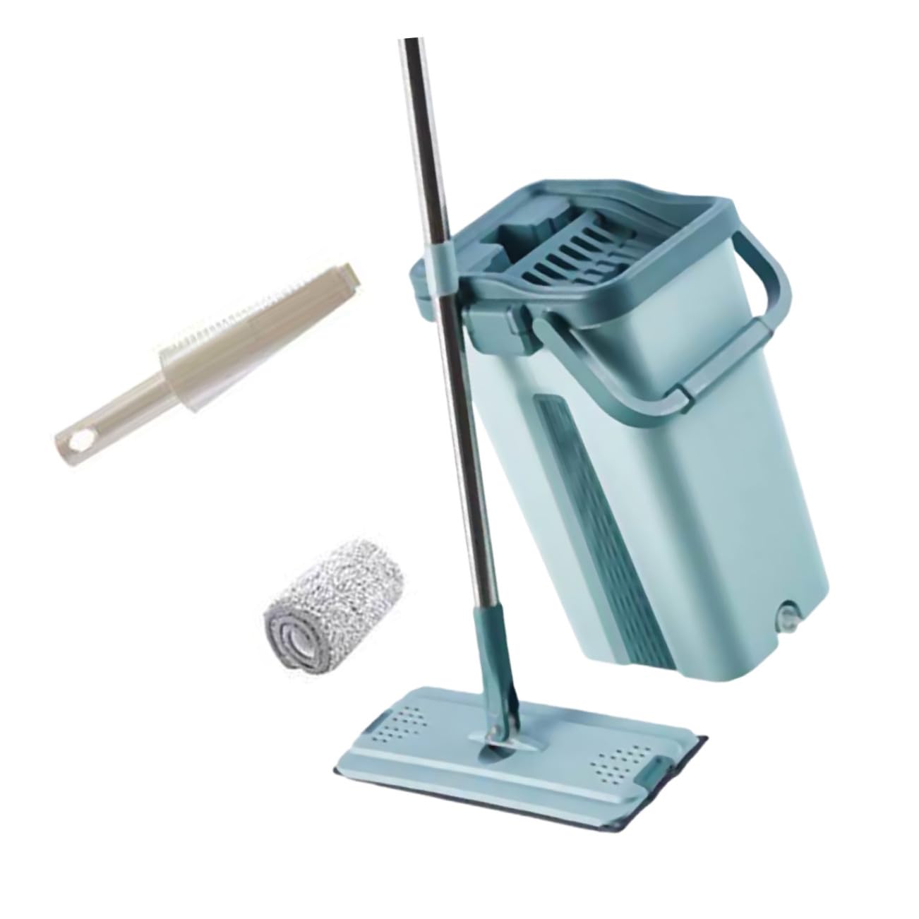 Balai de nettoyage avec serpillère microfibre iplusmile pour sol