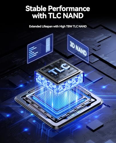Image of ORICO OS5 1TB SSD for PS5 Expansion, M.2 PCIe 4.0 NVMe Drive with 7450MB /s Read Speed, TLC NAND, Pre-Installed Heatsink Engineered for PS5 Airflow Path, Ready for Direct Installation