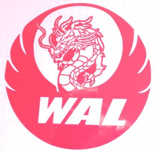 Amazon.co.jp: 【palo-036】JAL⇔WAL 鶴⇔龍 パロディー