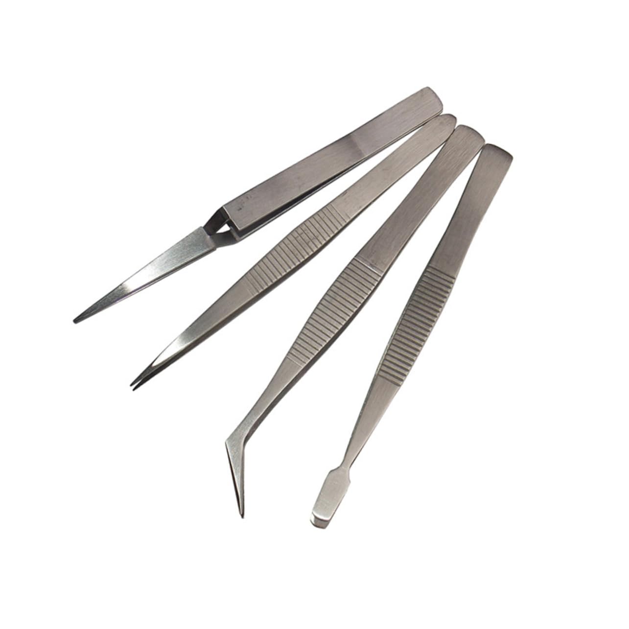 Didiseaon 12pezzi Pinzette Acciaio Inossidabile Pinzette Punta Fine Per Riparazioni Manicure e Gioielli Design Multifunzionale Leggere e Resistente Kit Pratico Per Uso Personale e