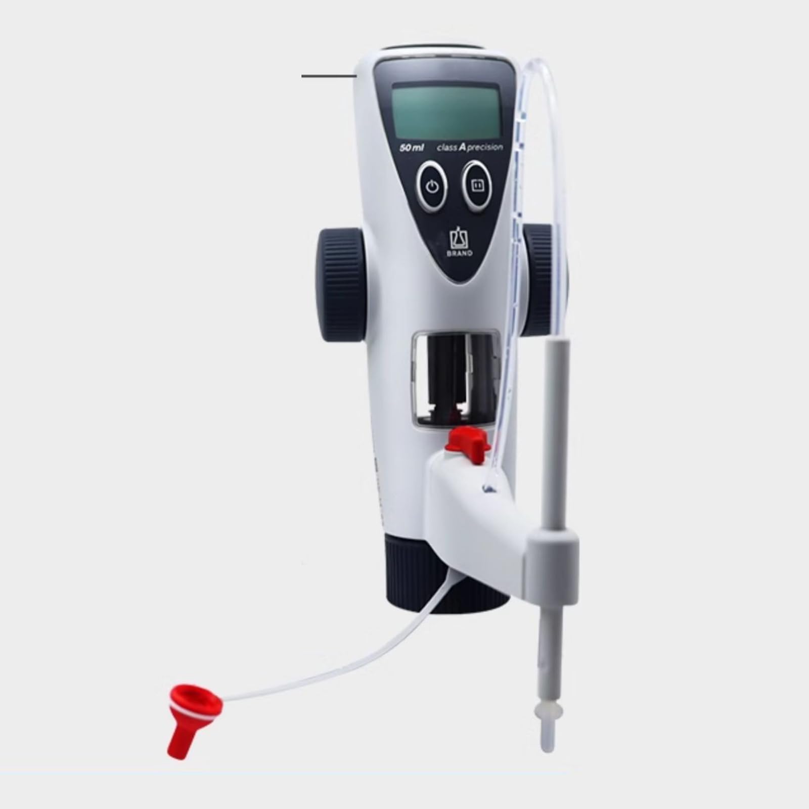 Dispensador cuantitativo ajustable para uso en laboratorio con alta precisión y ajuste decimal