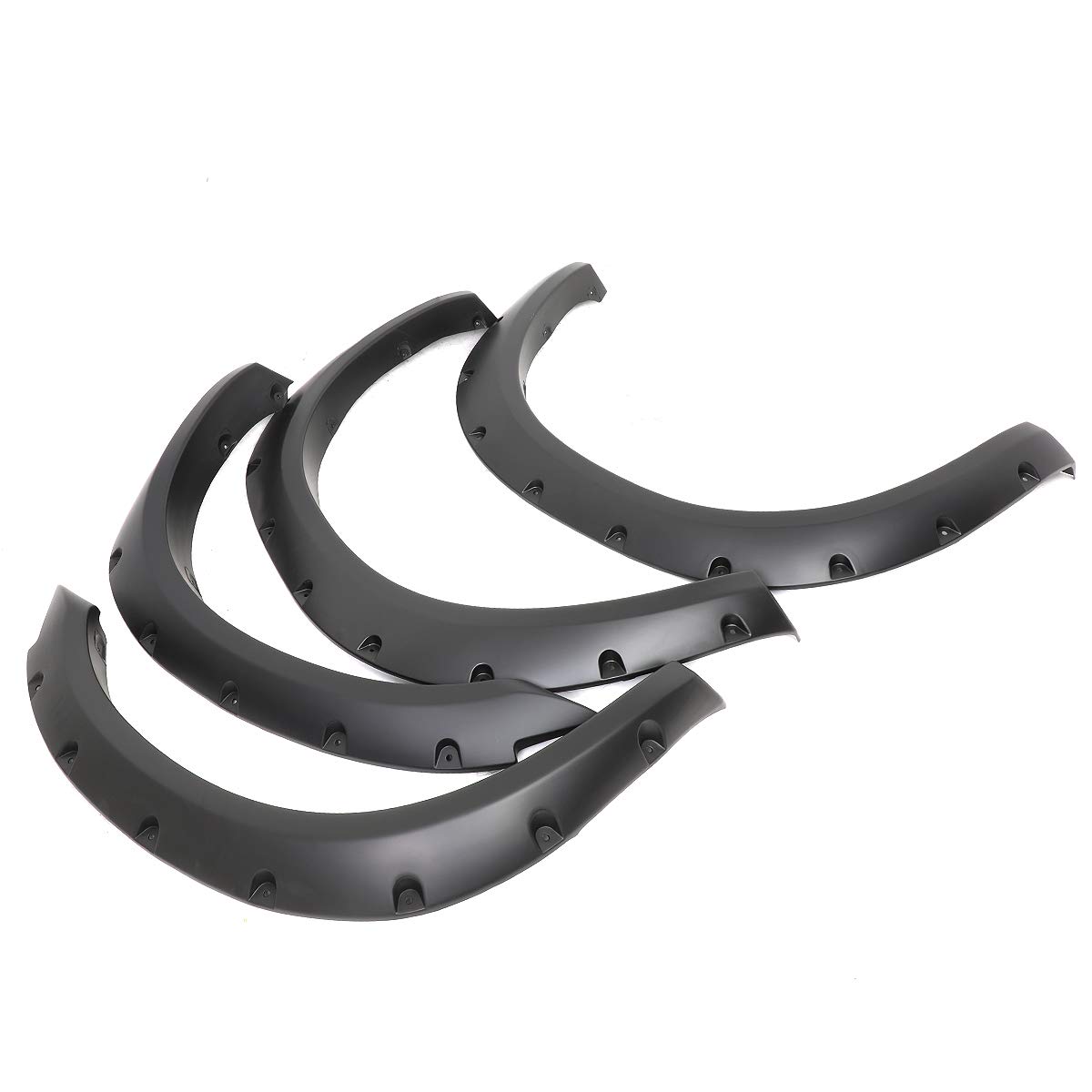 DNA Motoring WF81007MBK PocketRiveted Wheel Fender