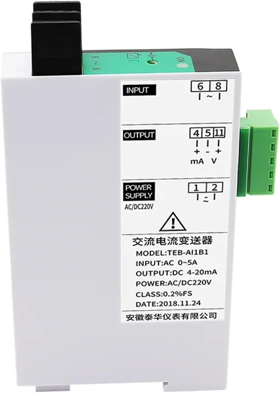 TEB-AI Series AC Current Transducer for Industrial Applications - High Stability, Anti - Interference Design(0-10A 4-20mA)