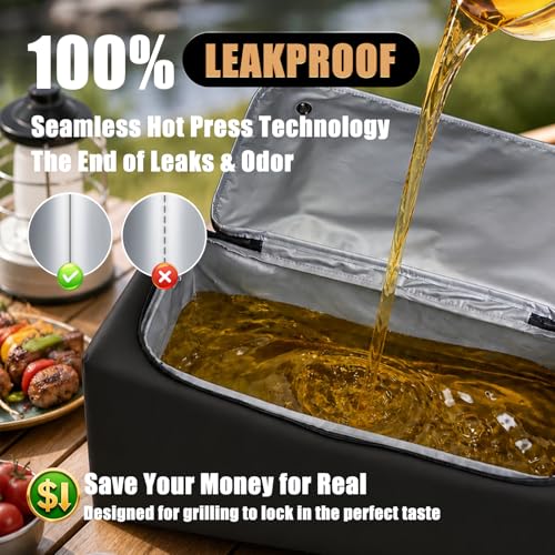 Image of BBQ Blanket for Resting Meat, 270 Opening Leak-Proof Insulated Meat Resting Bag with Butcher Paper, BBQ Brisket Blanket for Pork Shoulder /Steak /Turkey, Smoker Grilling Accessories Gifts for Men /Dad