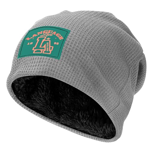 Casquette gaufrée unisexe légère chaude bonnet sport gris 13