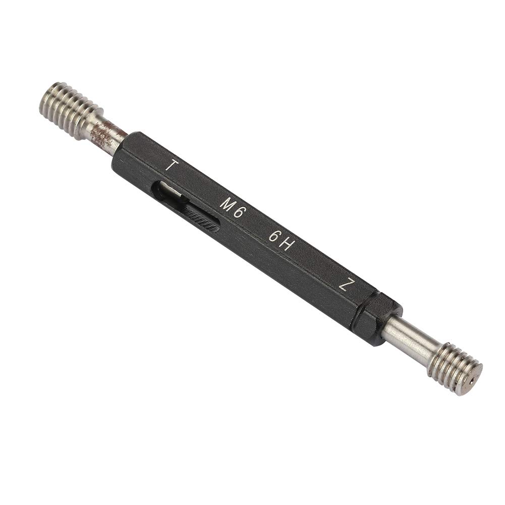 Hilitand M6*1.0 Universal Bearing Steel Gage Thread Plug Gauge Hardware Tools High Quality(M6*1.0)
