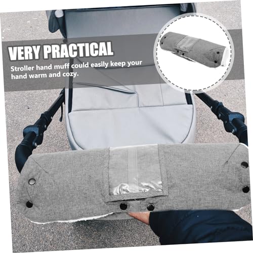 ibasenice Luvas De Inverno À Prova De Vento Para Carrinho De Bebê Luvas De Inverno Para Carrinho De