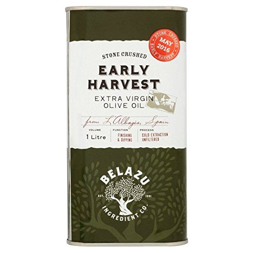Belazu Early Harvest Extra Virgin Olive Oil Tin - 1L (33.81fl oz)