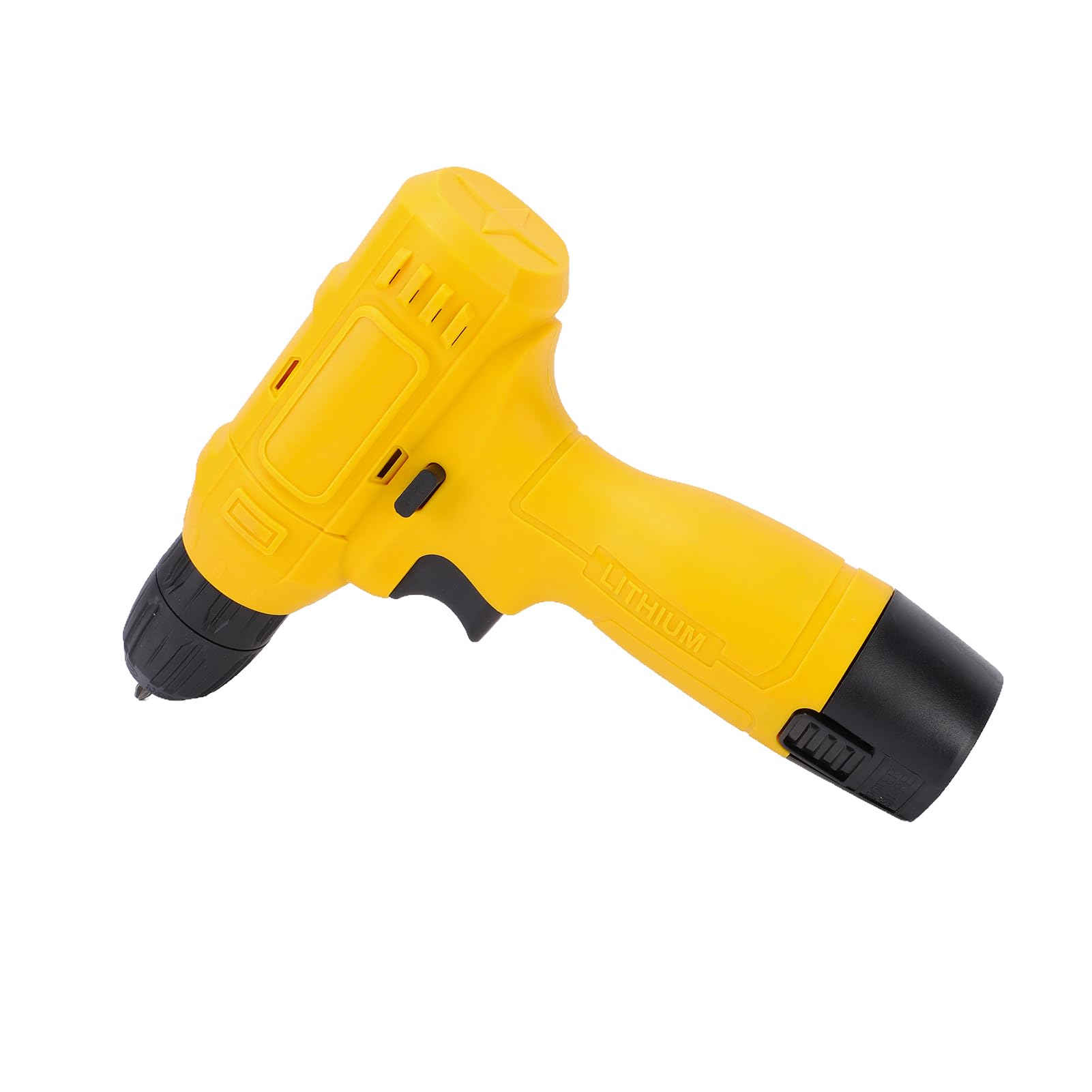 YWBL-WH Set Trapano Avvitatore a Batteria 12V Trapano Elettrico con Caricatore Mandrino Da 3/8 Pollici Da 0 a 600 Giri/min Coppia di 15 Nm Luce a LED Impugnatura Ergonomica per Assemblaggio di