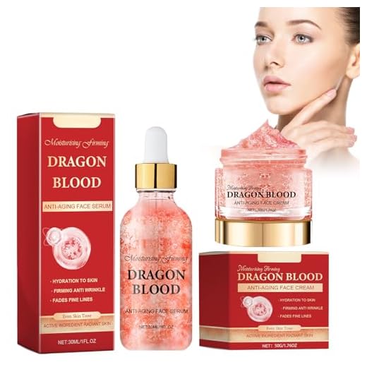 Dyceittdia Crema Sangre de Dragón, 30ml Suero Antiarrugas Sangre de Dragón y Crema Hidratante Sangre de Dragón, Reduce la Pigmentación y las Líneas de Expresión, serums1