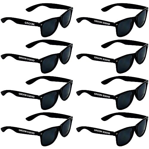 Image of Groomsmen Sunglasses for Men - Wedding Sunglasses for Groomsman Proposal Gifts, Bachelor Party Favors