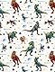 Jurassic World Geschenkpapier, 4 m Rolle, Dinosaurier-Motiv, Geburtstagsgeschenk