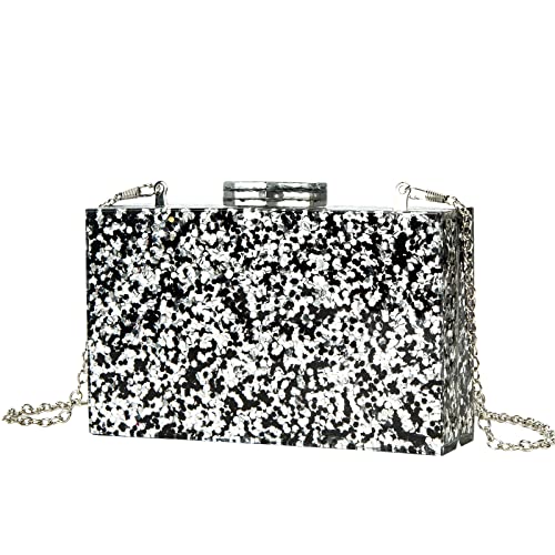 Image of LETODE Acrylic Clutch Bags Purse Perspex Bag Handbags for Women