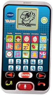 Vtech Talk and Learn Smart Phone, Educational Toy Phone for Children, Toy Mobile Phone with Games, Voice Activation and Music, Kids Phone with Alphabet and Numbers, Electronic Toy for 2 Years+