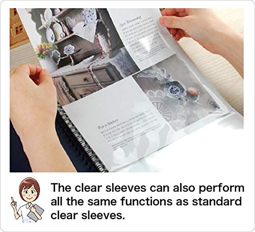 File Plus Do Folder For Musicians, Sheet Music Folder, Band Folder, Writable, Spiral-Bound, Us Letter / A4 Size, 30 Sleeves, 60 Pages (Light Blue) #TOP4