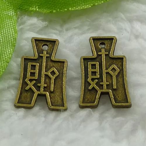 280 Stück Bronzeplatten 17x10mm B970